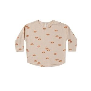 RYLEE + CRU Long Sleeve Tee Lips NWT Size 12-18M